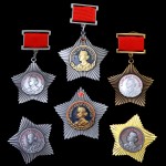 Soviet badges and orders copies