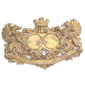 The plaque for medals