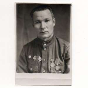 Photo of the reserve major, V.S. Kovtunov