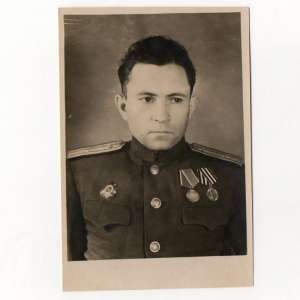 Photo major of the red army.