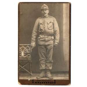 Photo Austrian soldier with a bayonet, Windle