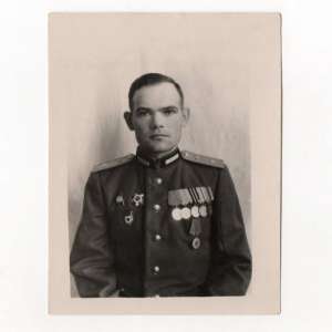 Photo major of artillery KA, Podgaiko I.P.