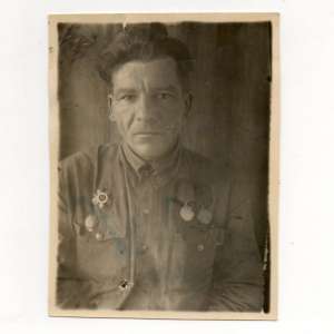 Photo of soldier of the reserve, Dronin E.I.