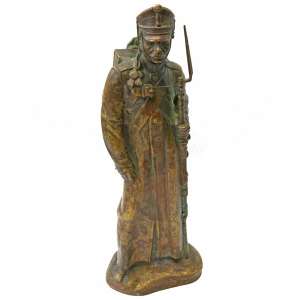 Bronze sculpture "Soldier with a gun", Kovshenkov IVAN,1851