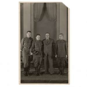 Photo ceremony officers of the red army in the Kremlin, N.M. Shvernik