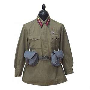 The set of uniform and equipment of the red army machine gunner arr. 1940