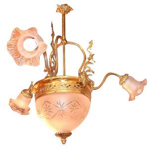 Luxurious bronze chandelier. NEW PRICE!