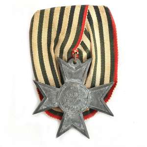 Block with the cross of merit in military assistance", Prussia