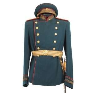 The complete set of the parade uniform of Lieutenant-General of the armoured troops for the Victory Parade of 1945