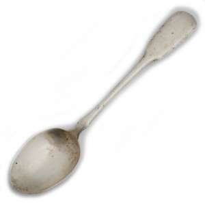 Tea spoon silver with stamp of the firm I. P. Khlebnikov