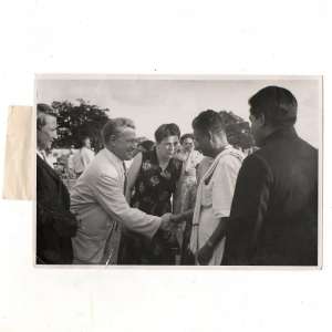 Photo of the visit of the Soviet figures of science and art in Madras