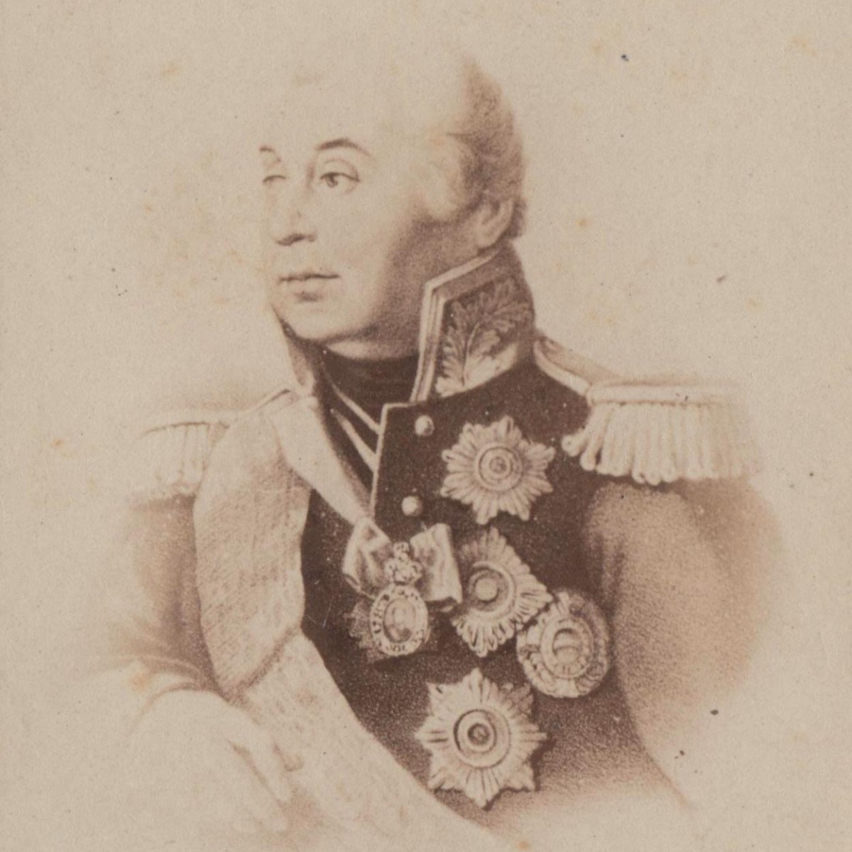 Photograph of field Marshal M. I. Kutuzov
