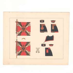 Quartermaster card 29th infantry regiment Vologda