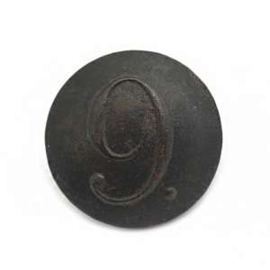Button regimental lower ranks of the RIA with the number "9"