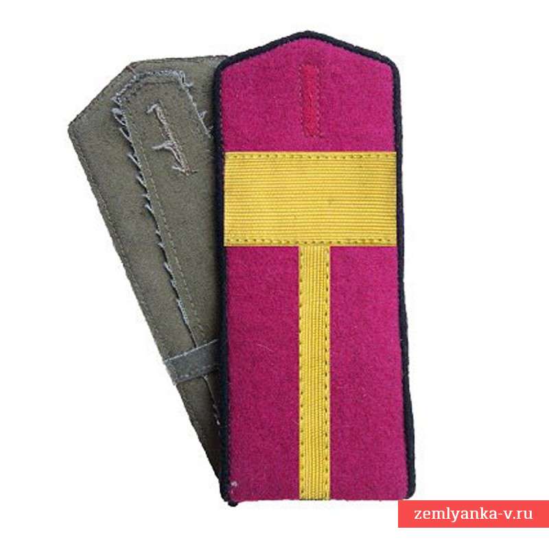 Shoulder straps ceremonial officers of infantry of the red army arr. by 1943, a copy of