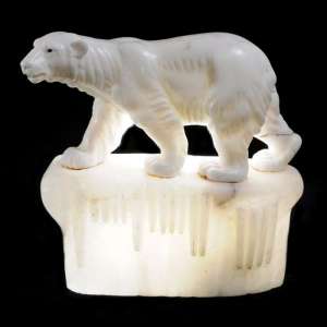 Bedside lamp "Polar bear on ice floe"