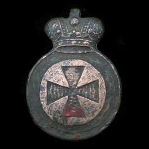 The badge of the order of St. Anna 4 CL. (so-called "cranberry") to the weapon