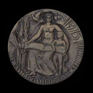 Table medal "international year of women 1975"