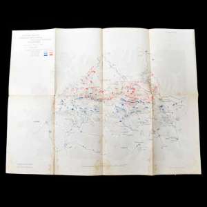 Map of military operations during the Russo-Japanese war