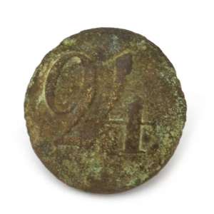 Buttons with regimental number "24"