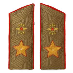 Epaulets of the Marshal of armies of communication of the USSR A. I. Belova sample 1958