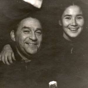 Photo of Leonid Utesov with Antonina Revels