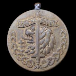 Czechoslovak medal "For bravery before the enemy"