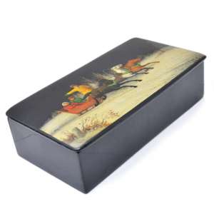The box with the painting "Troika"