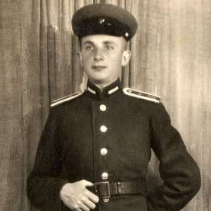 Photo of a cadet of one of military schools 