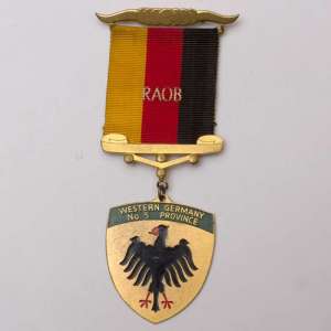Medal of the Masonic order RAOB