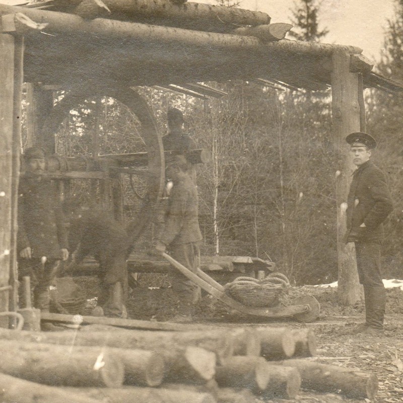 Photo of Austrian prisoners of war at the Ivanovo mine