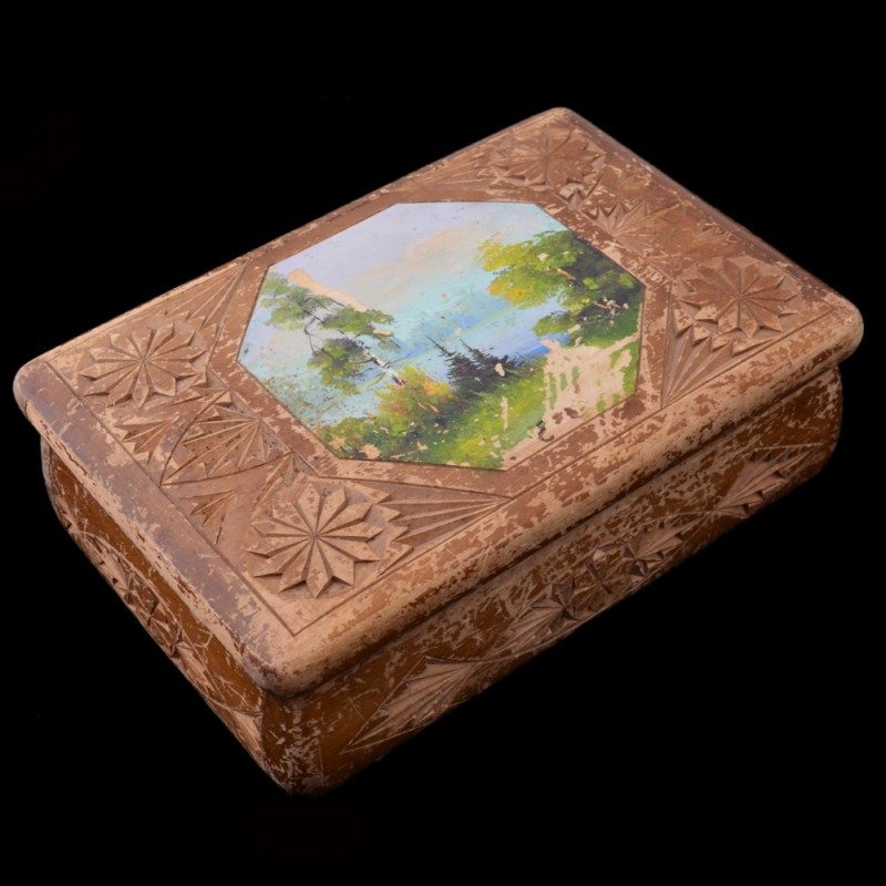 Russian box for jewelry