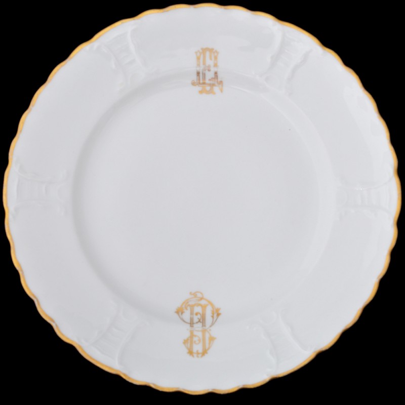 Plate from the service of Catherine Armenian Church in St. Petersburg 