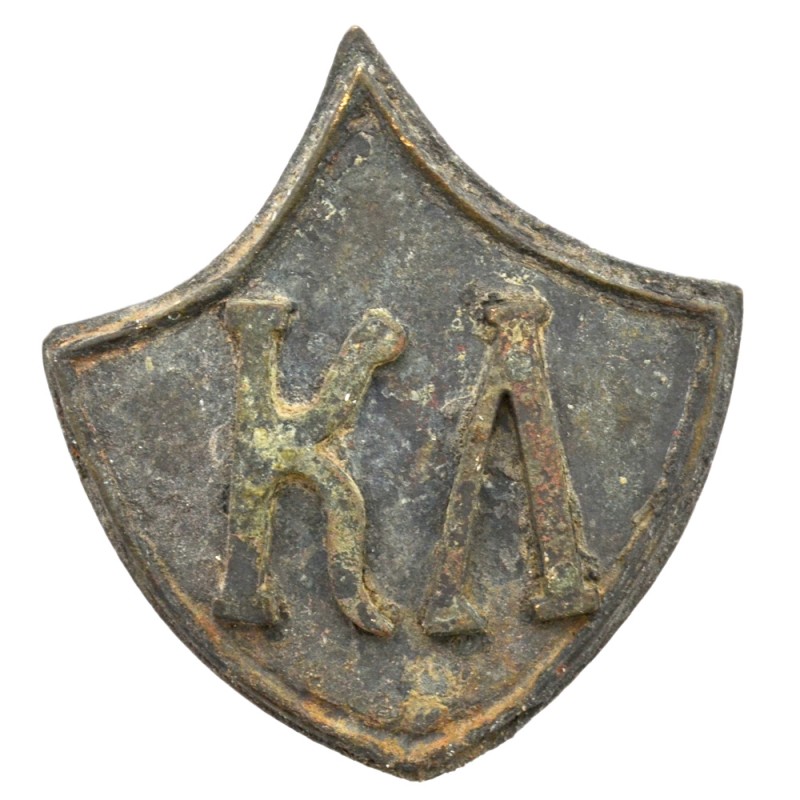 Plaque on bag arrow corps of forest Rangers