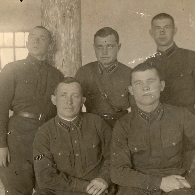 Photos of the commanders of WAUSAU/railway troops of the red army