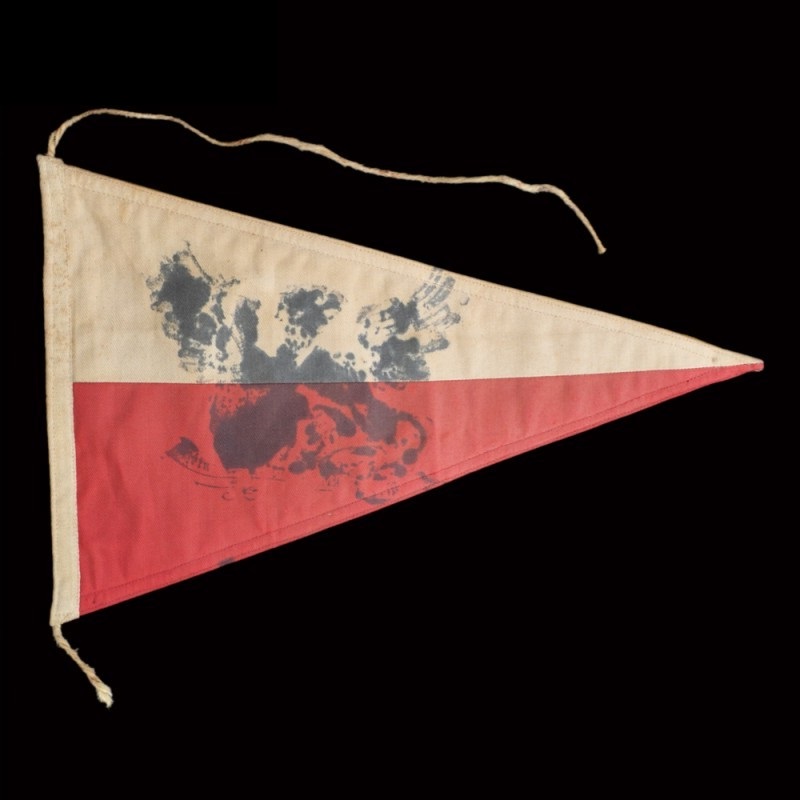 Baden (?) car flag of the period of WWI