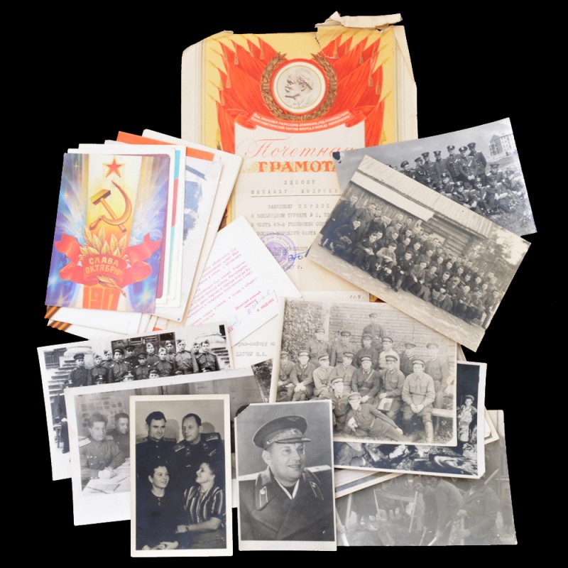 Archive photos and documents of General M. A. Lisova