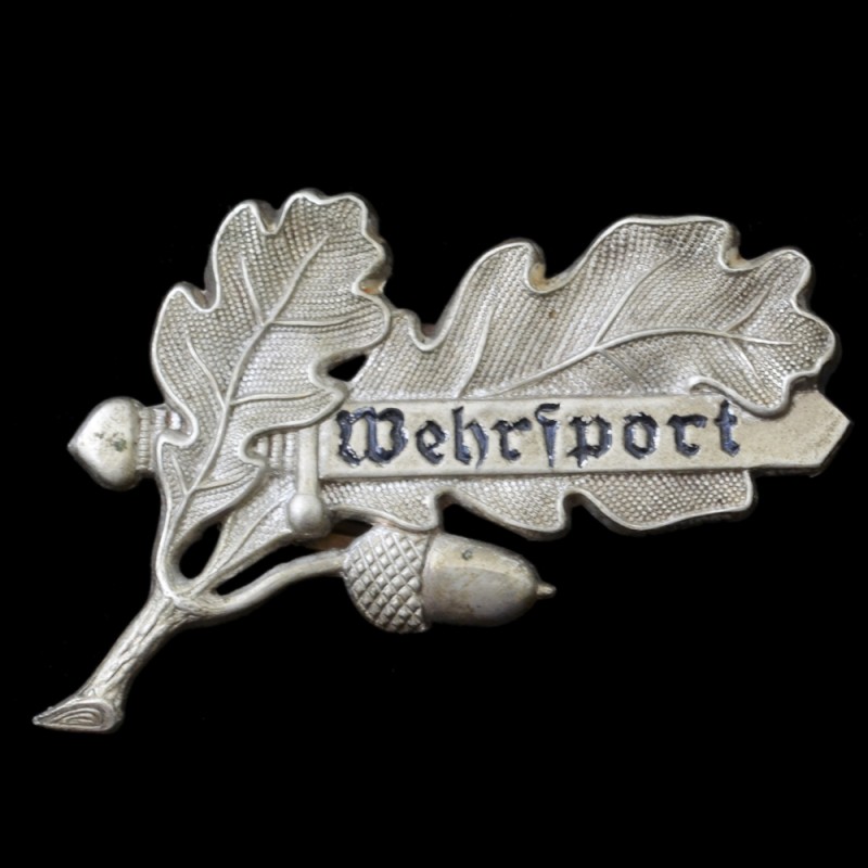 Military sports badge of the head of the "Steel helmet" 