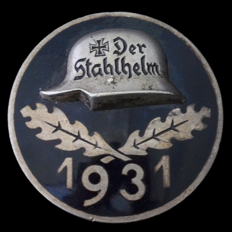 Membership badge of the organization "Steel helmet" with the date 1931