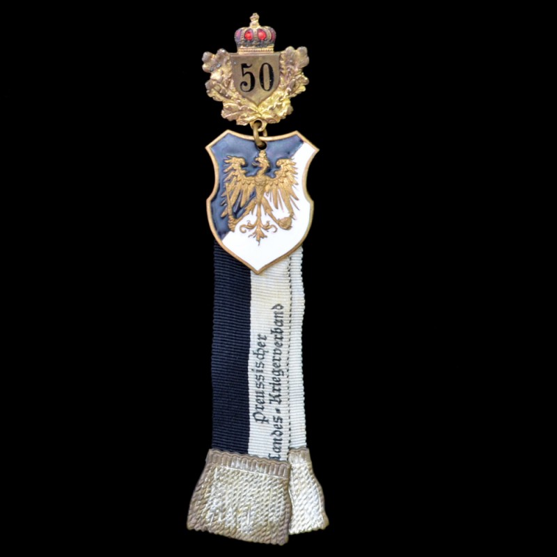 Sign in memory of the 50th anniversary of membership in the Prussian land war Union