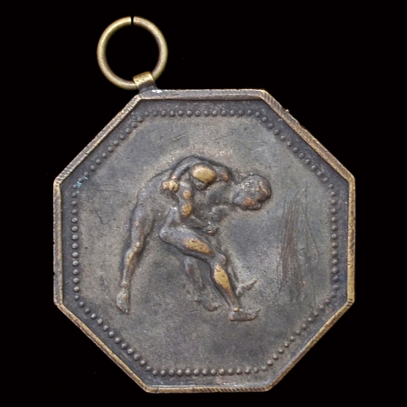 Medal for 2nd place wrestling championship in 1936