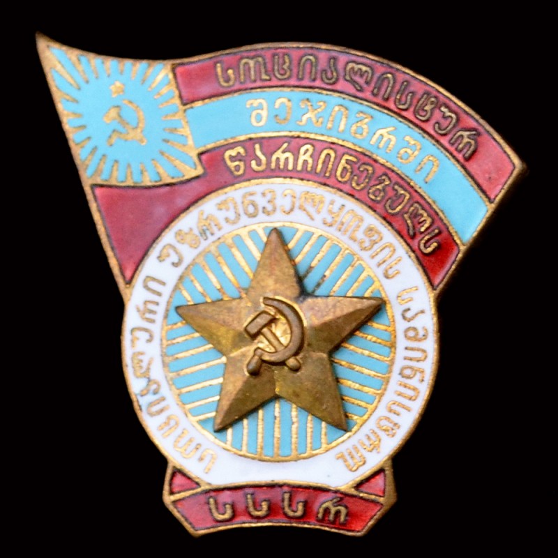 Badge "excellence in co-operatives GSPC" No. 12