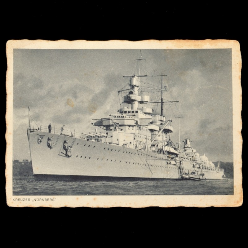 Photo-postcard of the cruiser "nürnberg"