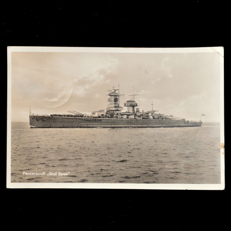 Photo postcard battleship "Graf Spee"
