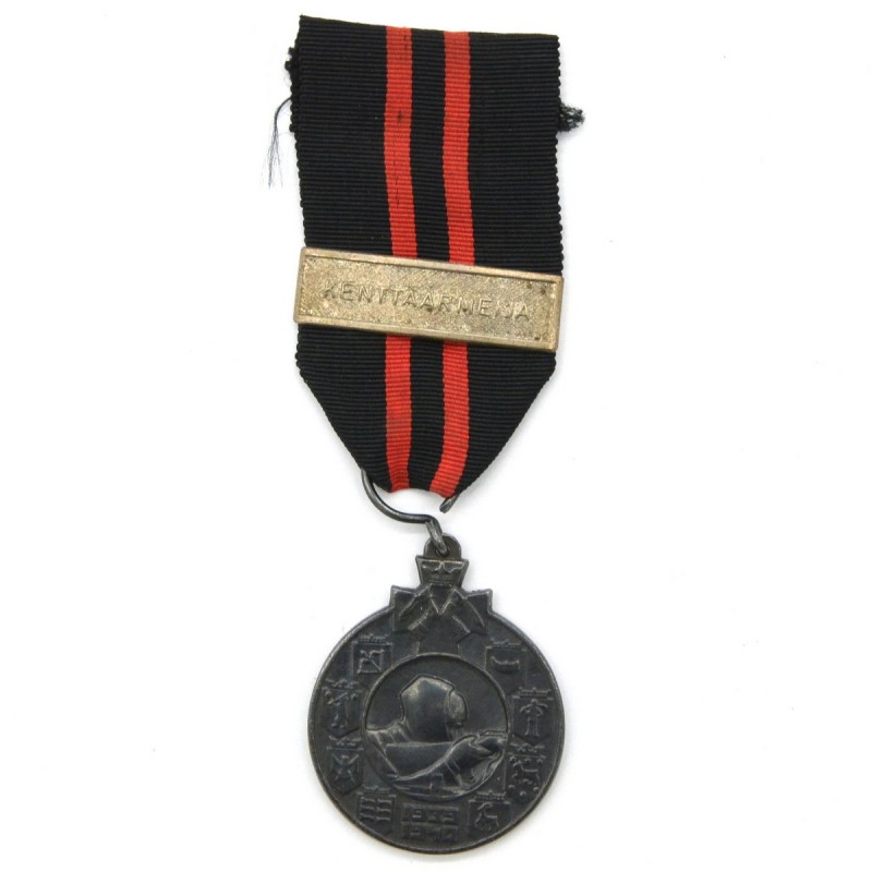 Medal Finnish war of 1939-1940, with strap "Kenttaarmeija" 