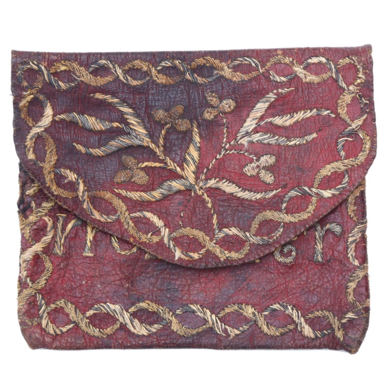 Wallet Russian with the initials "I. L.", 1815