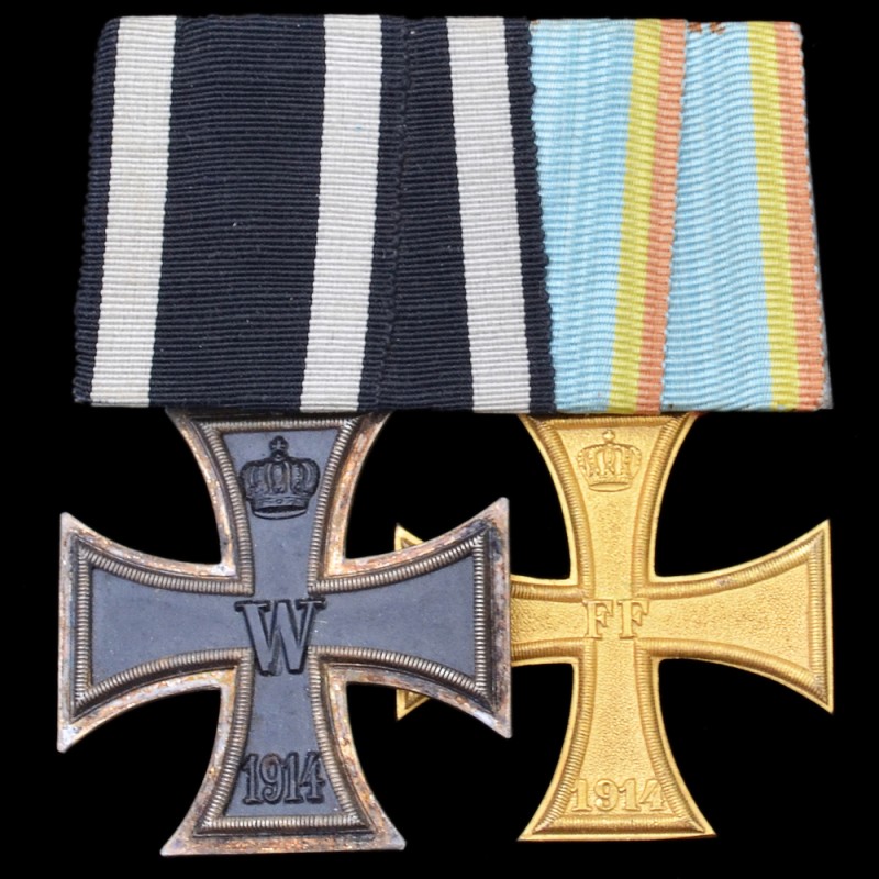 Block awards of Mecklenburg - knight Iron cross 2nd class