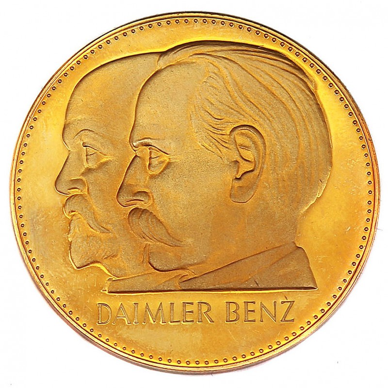 Medal in honor of the 75th anniversary of the Daimler-Benz