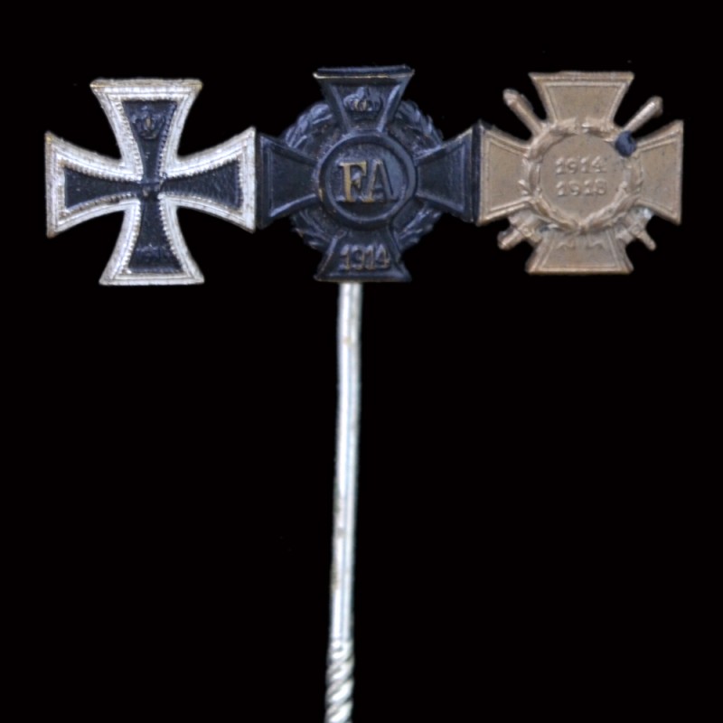 Pin miniatures knight Iron cross 1st class of the model 1914