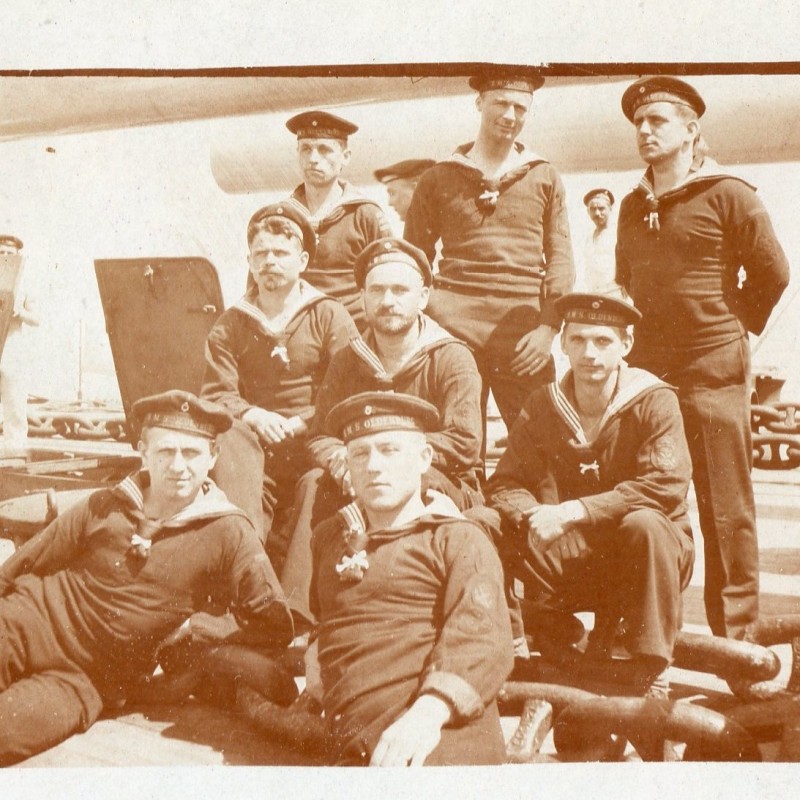 Team photo of the German battleship "Oldenburg"